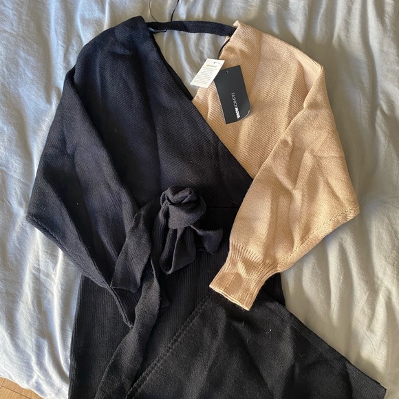 Fashion Nova Sweater Dress Two Toned - Picture 4 of 5